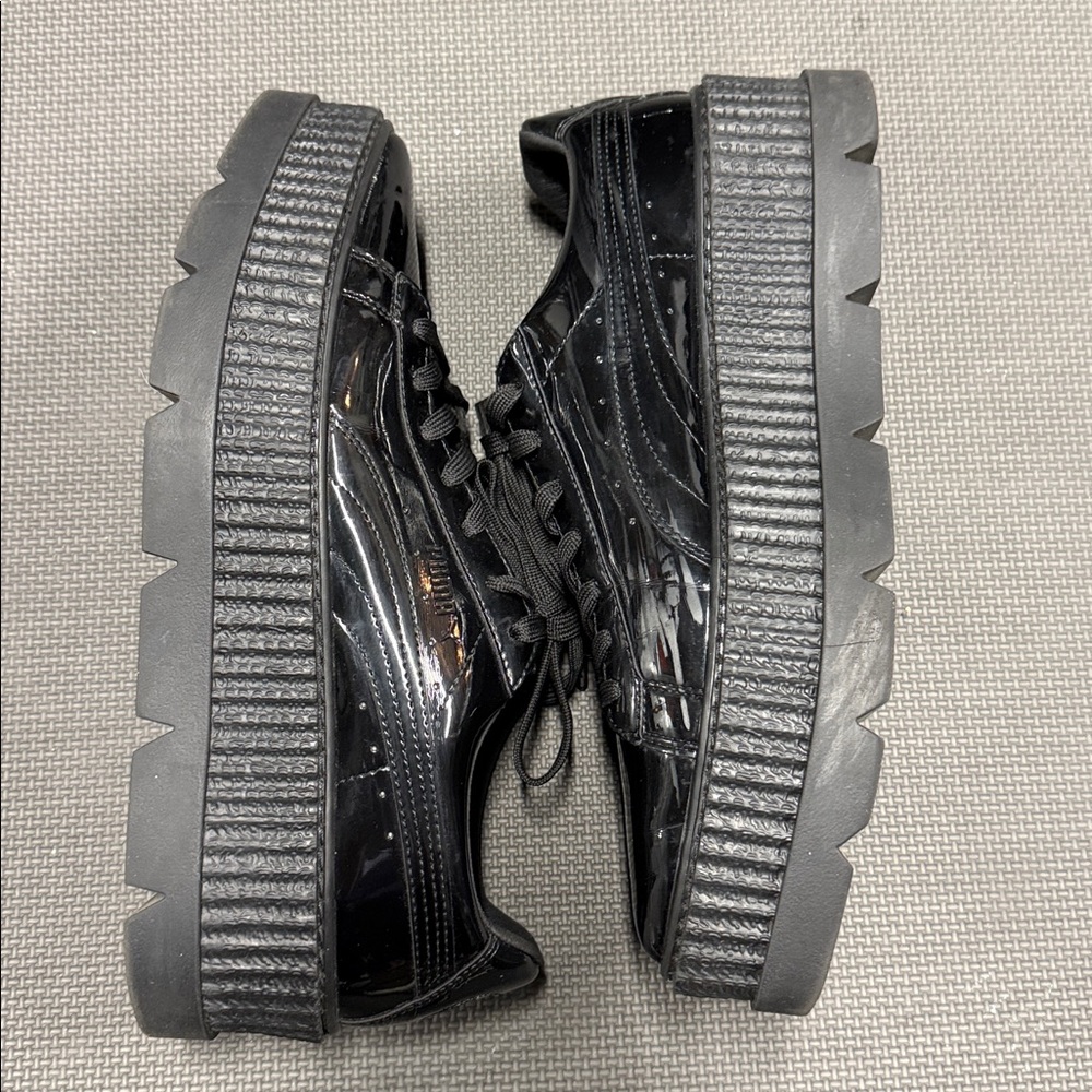 Puma Fenty x Rihanna Pointy Creeper Patent Casual Sneakers - Picture 3 of 8